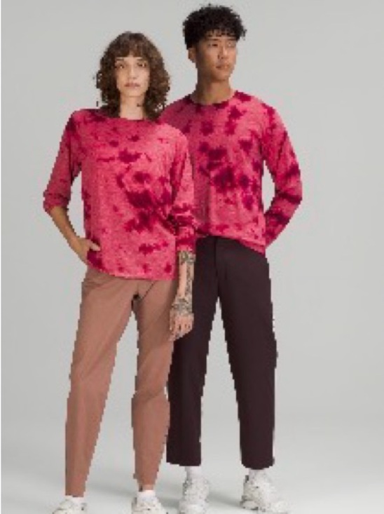lululemon athletica Other - Lululemon Lab Wool-Blend Tie Dye Long Sleeve Shirt Mimic Tie Dye Pink Dragonfrui